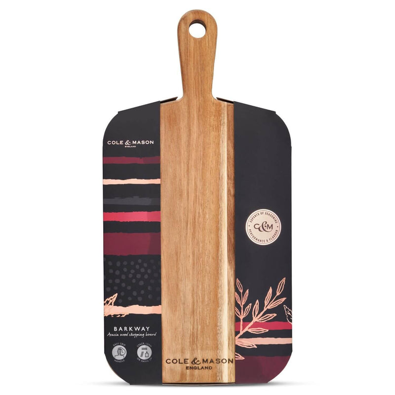 Cole & Mason Barkway Acacia Small Chopping Board With Handle - Potters Cookshop