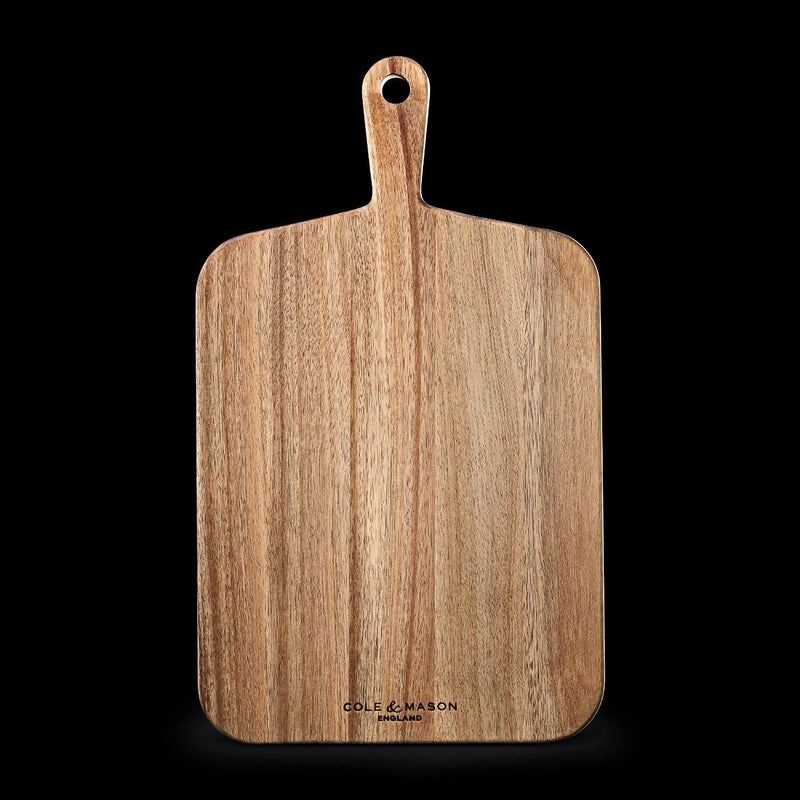 Cole & Mason Barkway Acacia Medium Chopping Board With Handle - Potters Cookshop