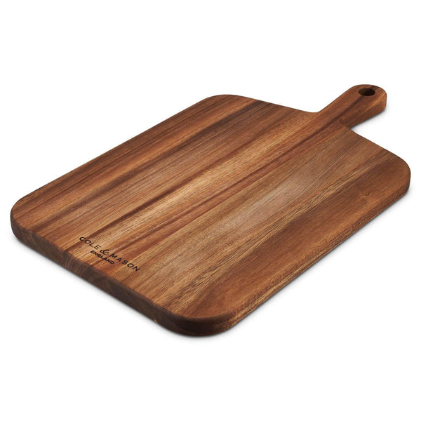 Cole & Mason Barkway Acacia Medium Chopping Board With Handle - Potters Cookshop