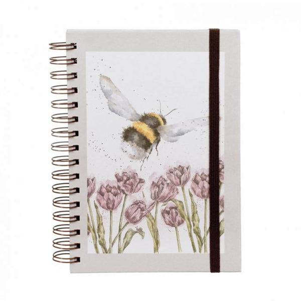 Wrendale Designs by Hannah Dale A5 Spiral Notebook - Flight Of The Bumblebee