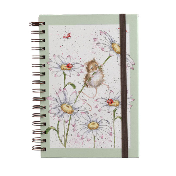 Wrendale Designs by Hannah Dale A5 Spiral Notebook - Oops A Daisy