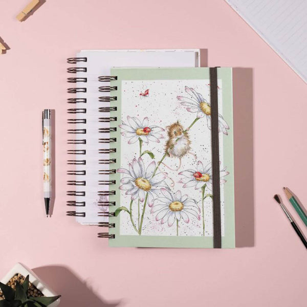 Wrendale Designs by Hannah Dale A5 Spiral Notebook - Oops A Daisy