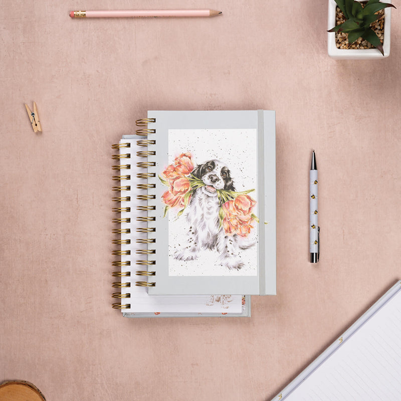 Wrendale Designs by Hannah Dale A5 Spiral Notebook - Blooming With Love