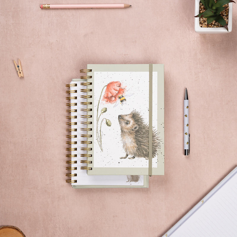 Wrendale Designs by Hannah Dale A5 Spiral Notebook - Busy As A Bee