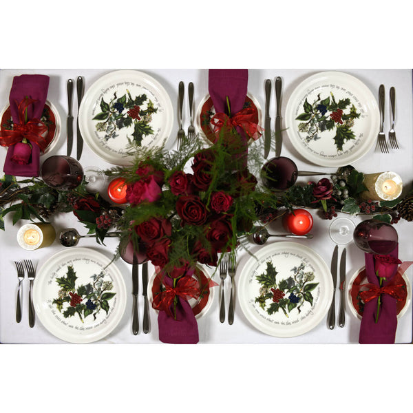 Portmeirion The Holly & The Ivy Christmas Plate - 20cm