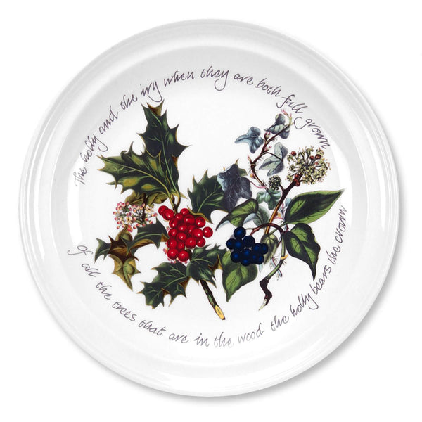 Portmeirion The Holly & The Ivy Christmas Plate - 20cm