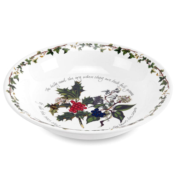 Portmeirion The Holly & The Ivy Christmas Pasta Bowl - 22cm