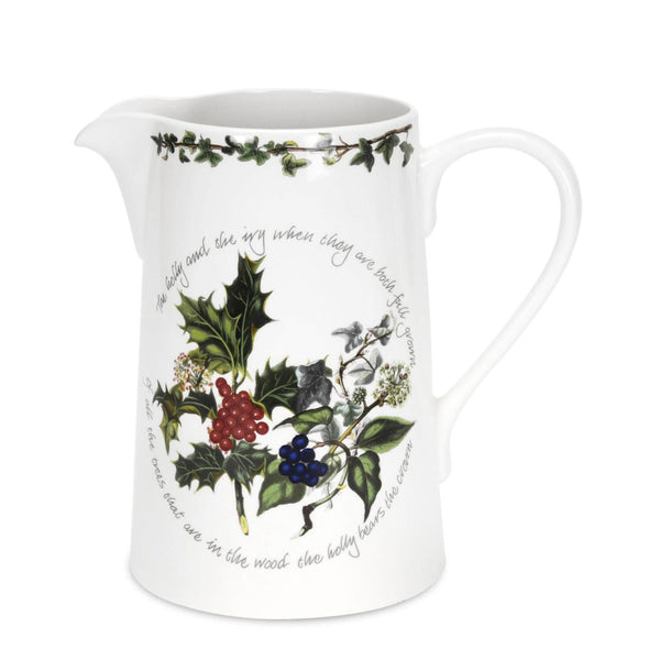 Portmeirion The Holly & The Ivy Bella Christmas Jug - 1.7 Litre