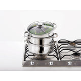 Judge Essentials 3 Tier Steamer Set With Glass Lid - 18cm - Potters Cookshop