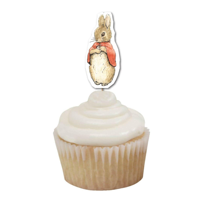 Creative Party Peter Rabbit Classic Characters Cupcake Toppers - Set of 12 - Potters Cookshop