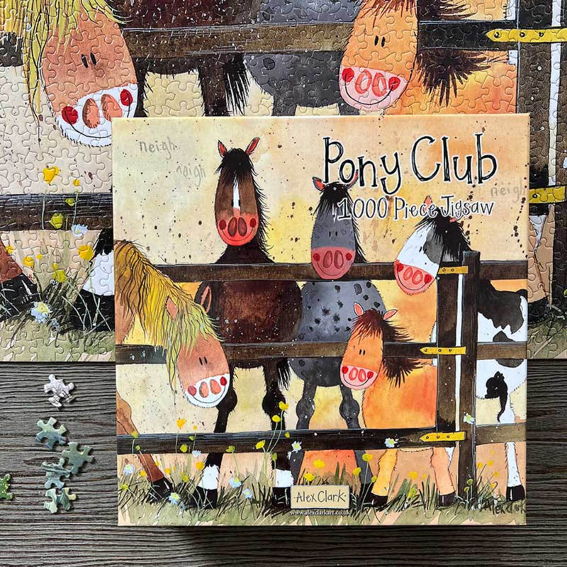 Alex Clark 1000 Piece Jigsaw Puzzle - Pony Club