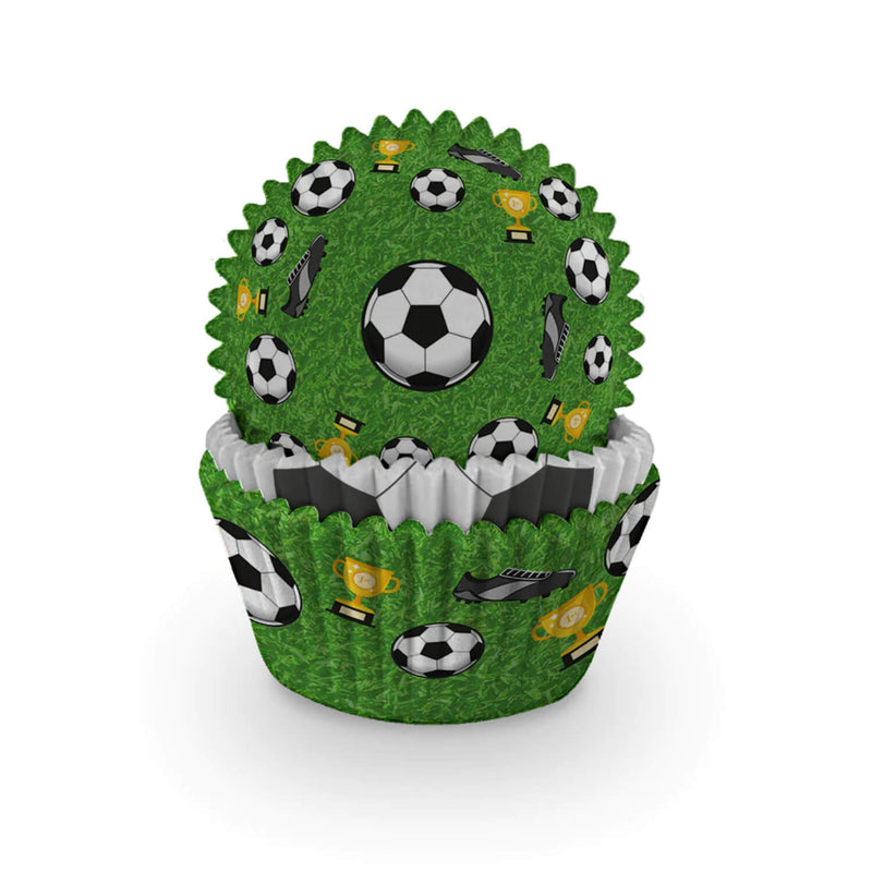 Creative Party 75 Pack Cupcake Cases - Football