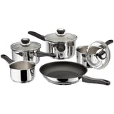 Judge Vista 5-Piece Stainless Steel Draining Saucepan Set