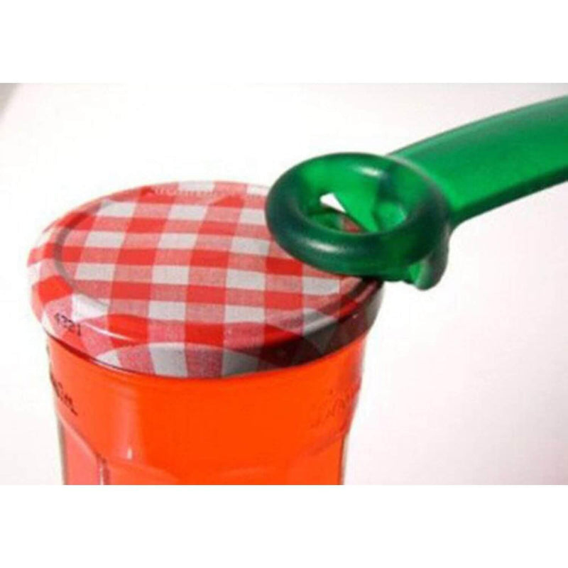 JarKey Jar Opener - The Original Jar Pop - Solid Red