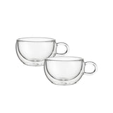 Judge Duo Double Walled 2-Piece Form Espresso Glass Set - 75ml