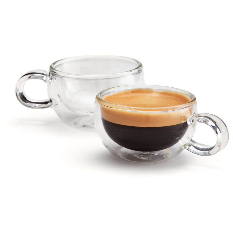 Judge Duo Double Walled 2-Piece Form Espresso Glass Set - 75ml