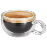 Judge Duo Double Walled 2-Piece Form Espresso Glass Set - 75ml