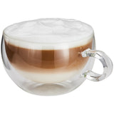 Judge Duo Double Walled 2-Piece Form Latte Glass Set - 325ml