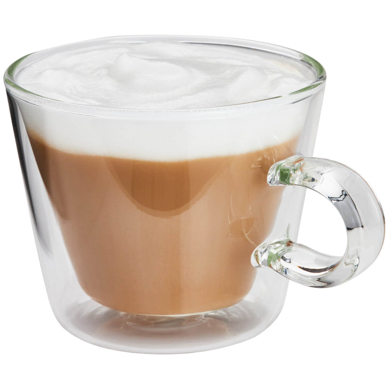 Judge Duo Double Walled 2-Piece Flare Cappuccino Glass Set - 250ml