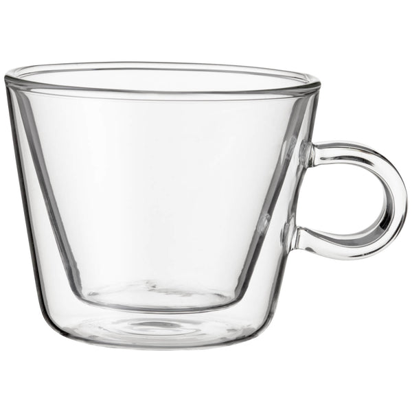 Judge Duo Double Walled 2-Piece Flare Cappucino Glass Set - 250ml