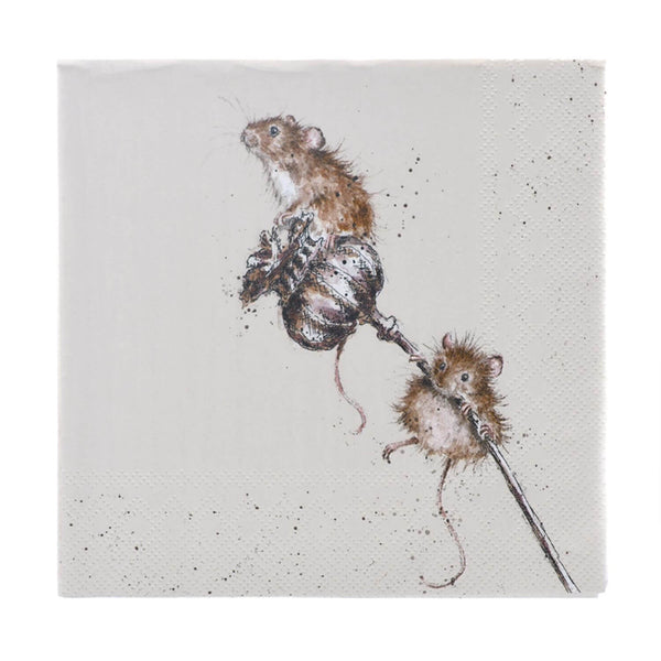 Wrendale Designs by Hannah Dale Lunch Napkins - Country Mice