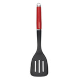 KitchenAid Plastic Slotted Turner - Empire Red - Potters Cookshop