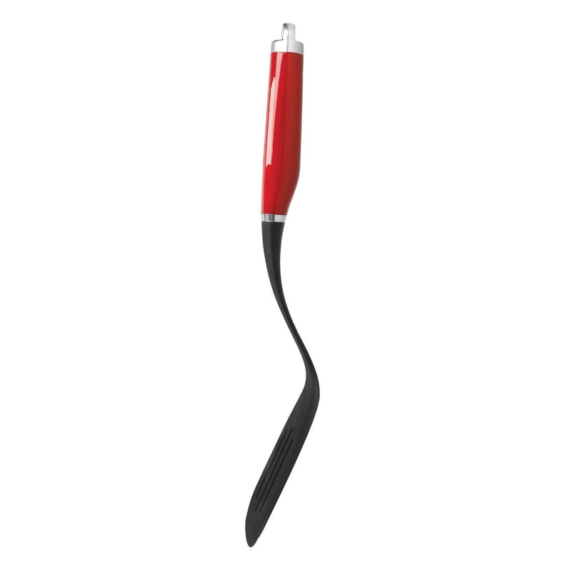 KitchenAid Plastic Slotted Turner - Empire Red - Potters Cookshop