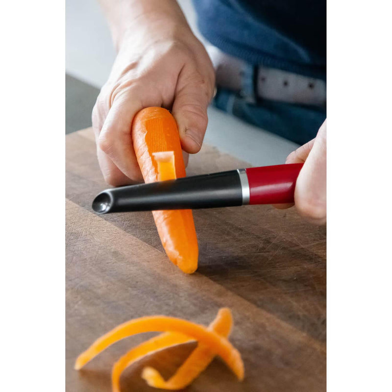 KitchenAid Plastic Euro Peeler - Empire Red - Potters Cookshop