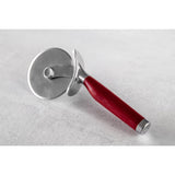 KitchenAid Stainless Steel Pizza Wheel - Empire Red - Potters Cookshop