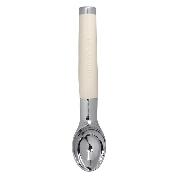 KitchenAid Stainless Steel Ice Cream Scoop - Almond Cream - Potters Cookshop