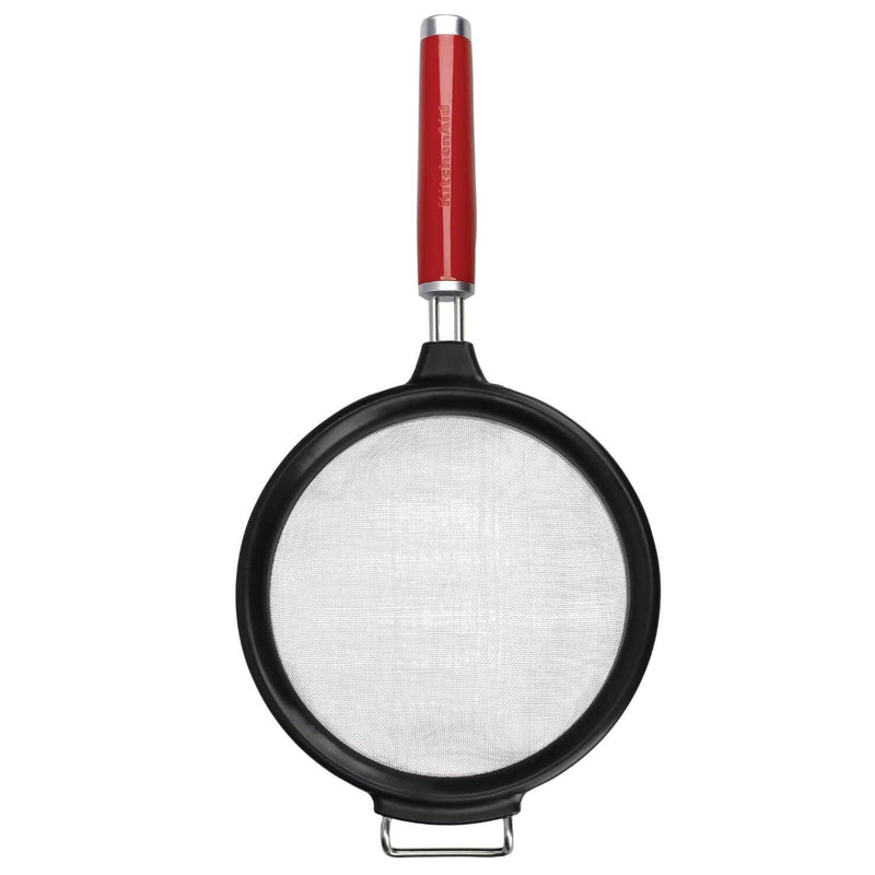 KitchenAid 18cm Mesh Strainer / Sieve - Empire Red - Potters Cookshop