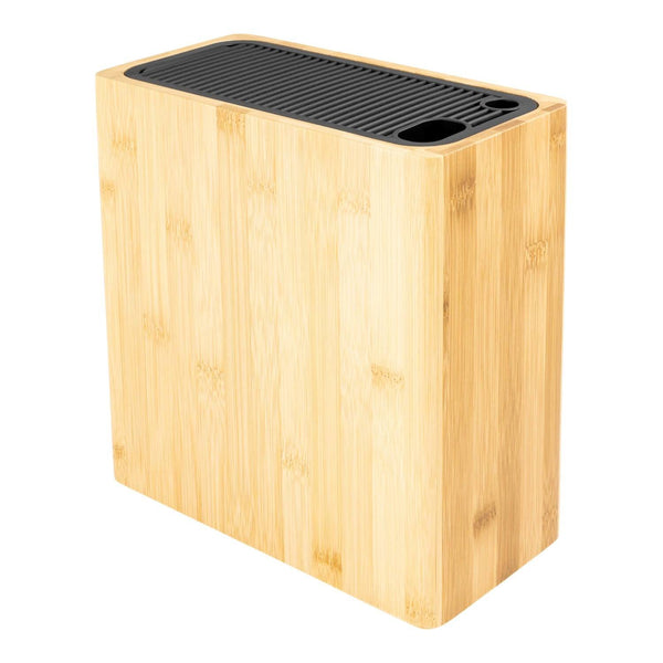 Rockingham Forge Extra Large Empty Knife Block - Bamboo - Potters Cookshop