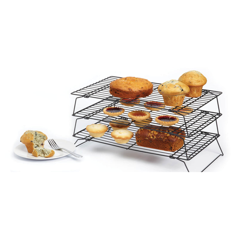 KitchenCraft Non-Stick Cooling Rack - 3 Tier