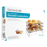 KitchenCraft Non-Stick Cooling Rack - 3 Tier