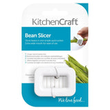 KitchenCraft Traditional Bean Slicer - White - Potters Cookshop