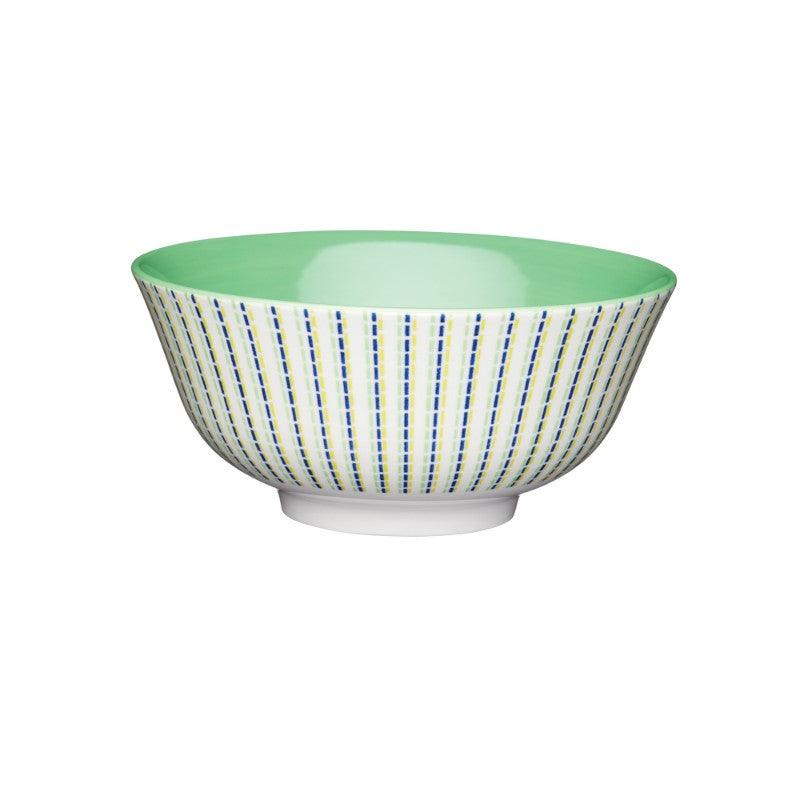 Kitchencraft Stoneware Bowl - Lime Hues - Potters Cookshop