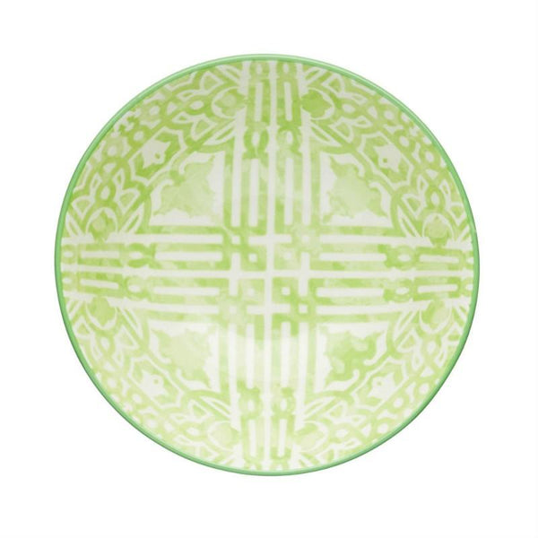 Kitchencraft Stoneware Bowl - Green Tile - Potters Cookshop