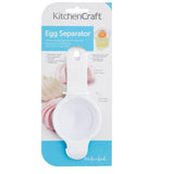 KitchenCraft Heavy Duty Egg Separator - White - Potters Cookshop