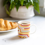 KitchenCraft Espresso Mug - Soleada Abstract - Potters Cookshop