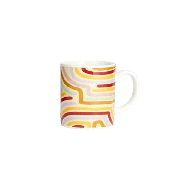 KitchenCraft Espresso Mug - Soleada Abstract - Potters Cookshop