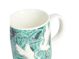 KitchenCraft Espresso Mug - Exotic Cranes - Potters Cookshop