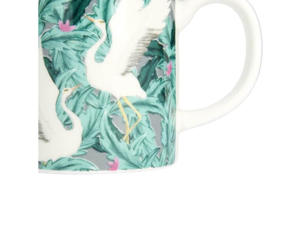 KitchenCraft Espresso Mug - Exotic Cranes - Potters Cookshop