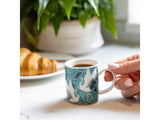 KitchenCraft Espresso Mug - Exotic Cranes - Potters Cookshop