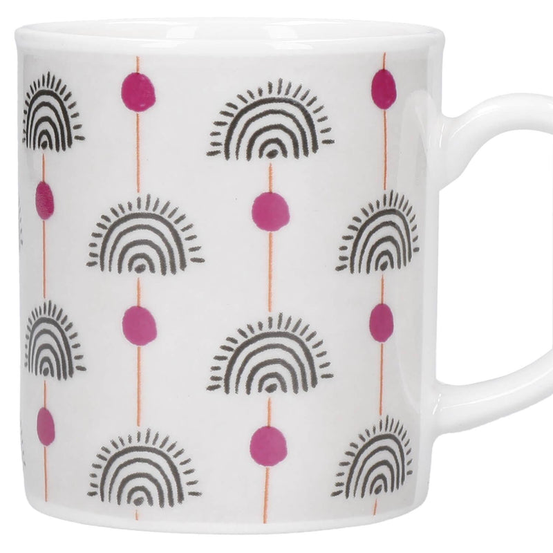 KitchenCraft Espresso Mug - Exotic Rainbow - Potters Cookshop