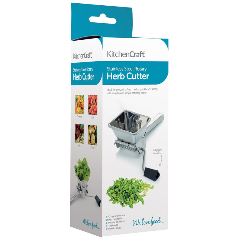 KitchenCraft Stainless Steel Herb Mill / Cutter - Potters Cookshop