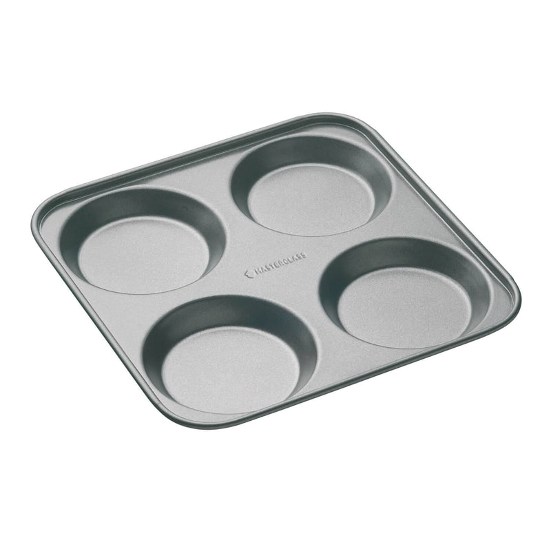 Masterclass Non-Stick Yorkshire Pudding Pan - 4 Hole - Potters Cookshop