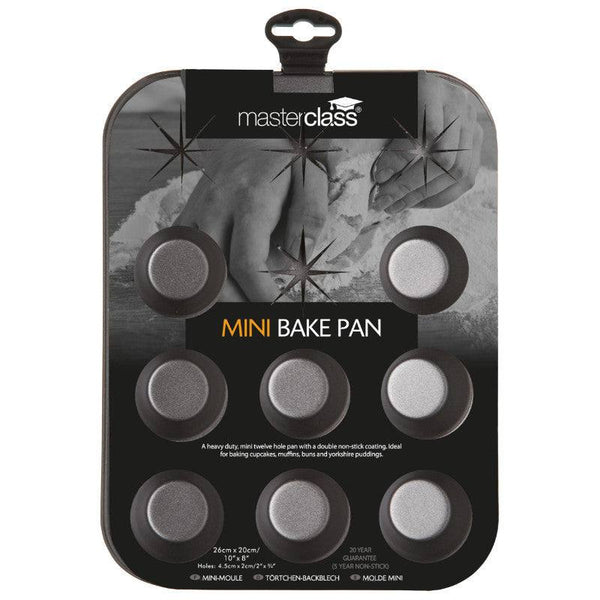 Masterclass Non-Stick Mini Pan - 12 Hole - Potters Cookshop