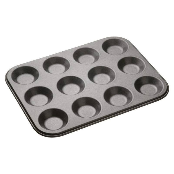 Masterclass Non-Stick Shallow Tin - 12 Hole - Potters Cookshop