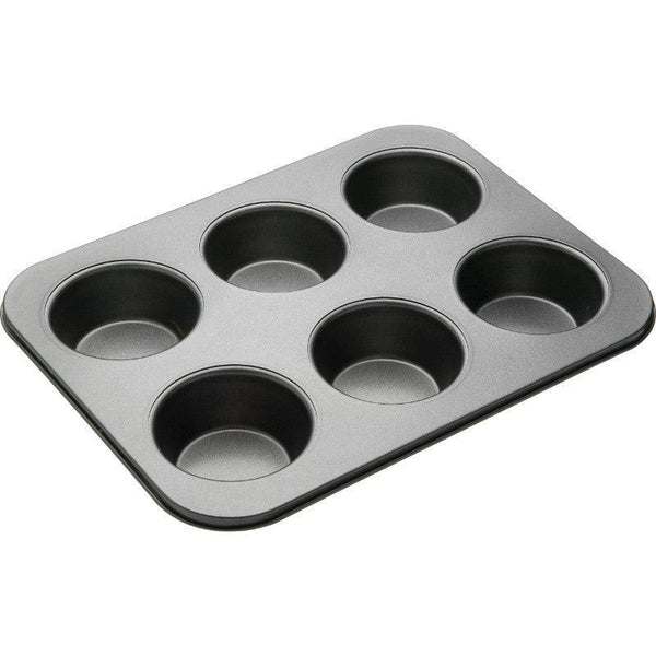 Masterclass Non-Stick American Muffin Pan - 6 Hole - Potters Cookshop