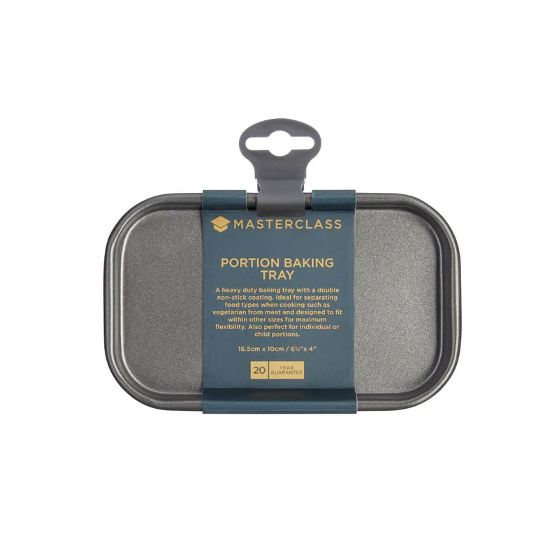 Masterclass Non-Stick Rectangle Baking Tray - 16.5cm - Potters Cookshop